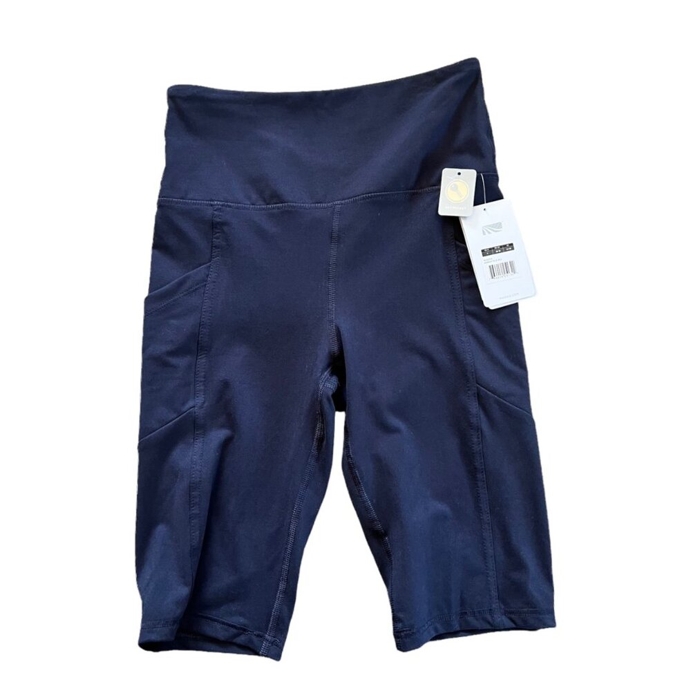 NWT Marika Tummy Control Midnight Blue Bermuda Athleticwear Shorts S